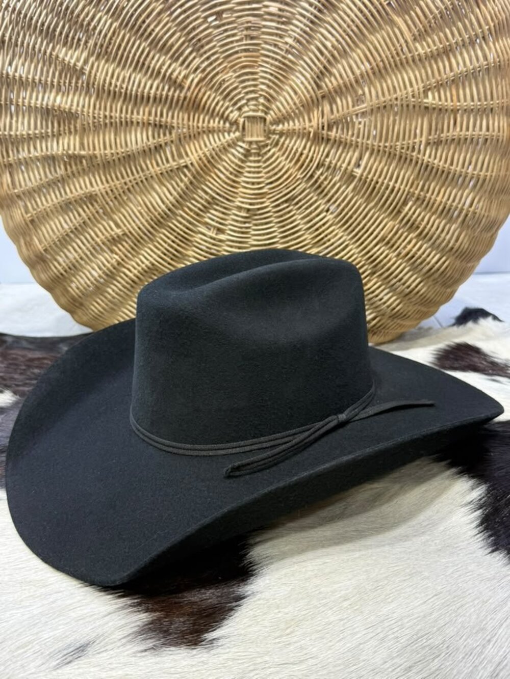 Stetson Boys' Rodeo Jr. Wool Felt Cowboy Hat Black (Kids One Size)